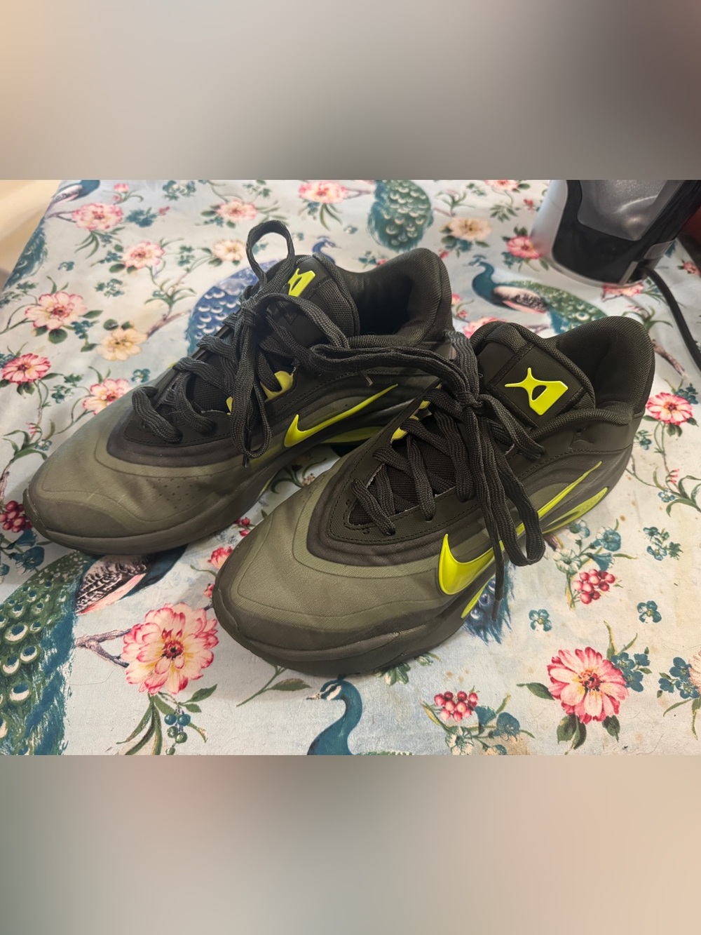 A’ja Wilson green Nikes